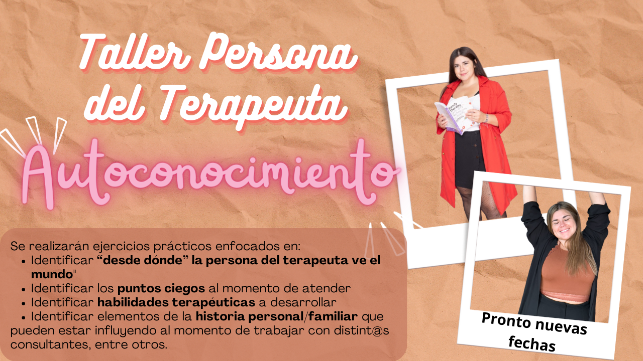 Taller Persona del Terapeuta